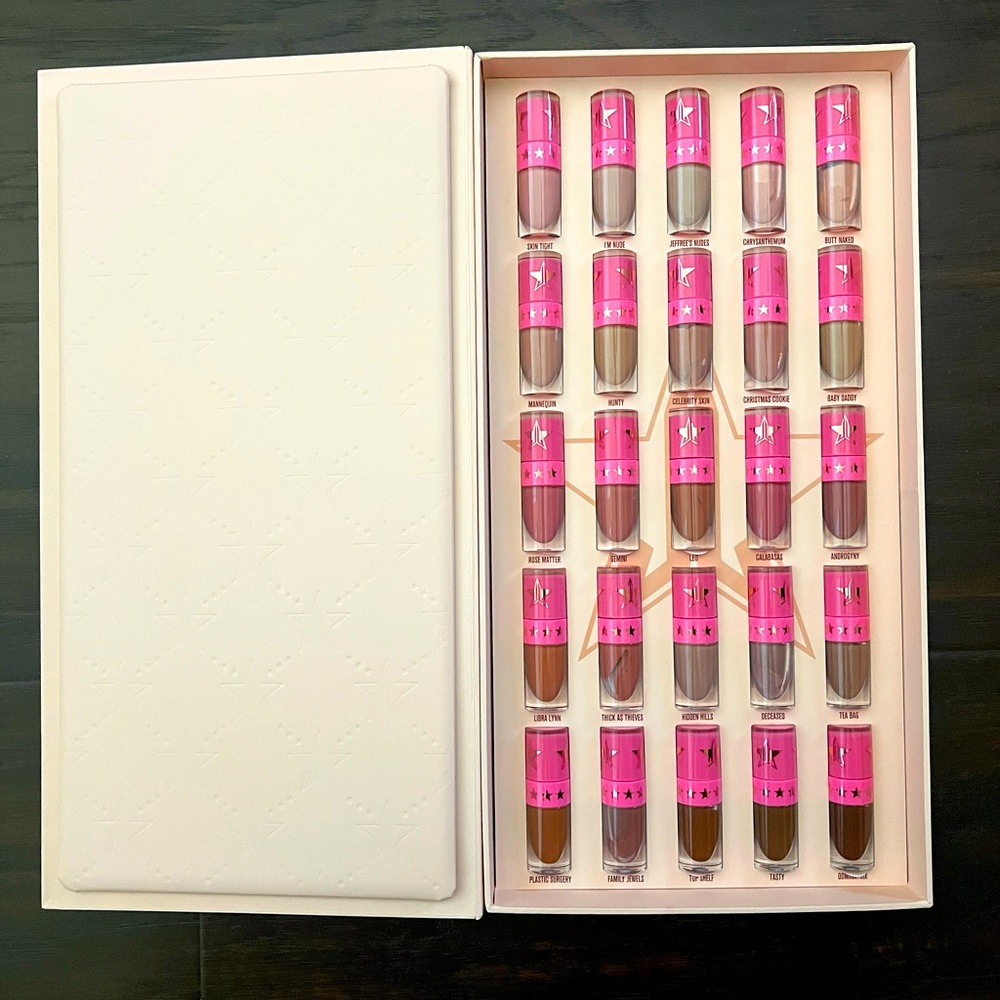 💄NIB! Jeffree Star The Vault 25 Nude Velour Liquid Lipsticks